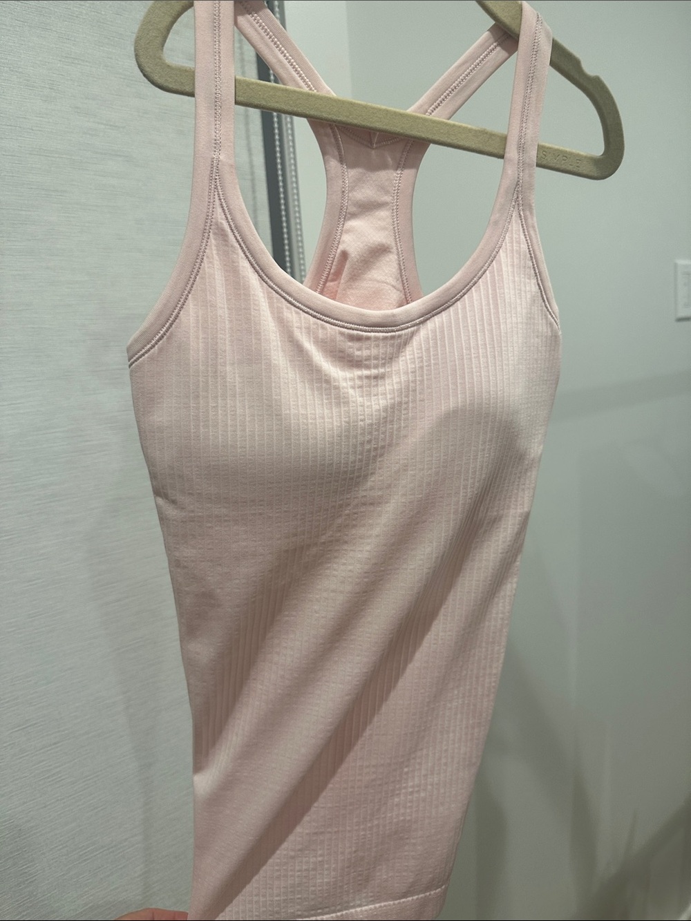 lululemon athletica Ribbed Racerback Tank - Pale Pink